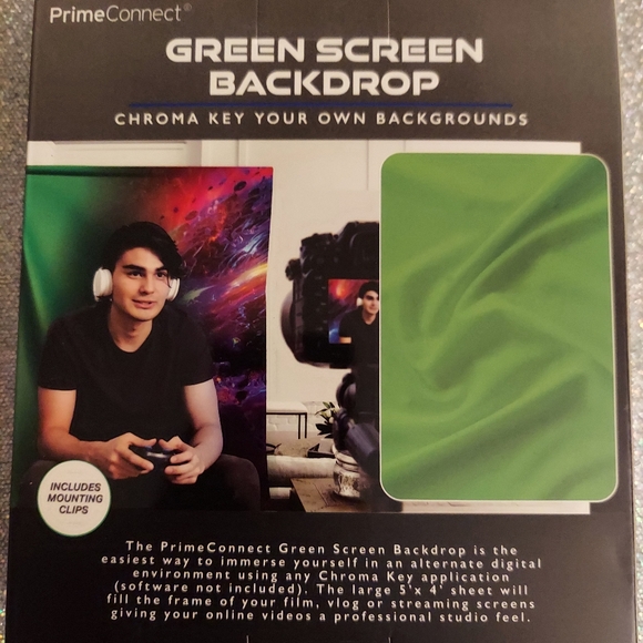 Green Screen Backdrop NIB - Picture 4 of 5